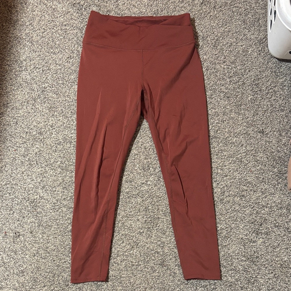 Free People Rust Leggings